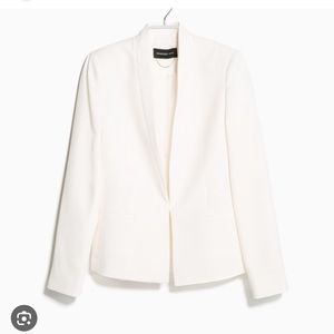 Mango Classic White Jacket/Blazer